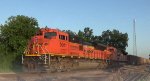 BNSF coal train DPUs